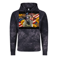 Cloud Black Western 4th Of July Sheep Vintage Hoodie - LillyAllenDesigns