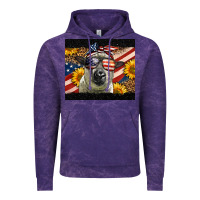 Cloud Purple Western 4th Of July Sheep Vintage Hoodie - LillyAllenDesigns