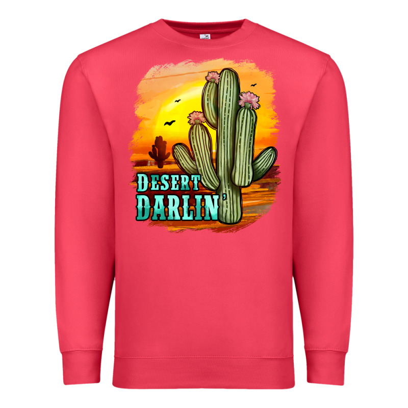 Desert Darlin' Premium Sweatshirt by JahusDesignShop | Teevron