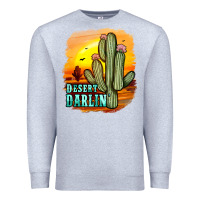 Heather Grey desert darlin' Premium Sweatshirt - JahusDesignShop