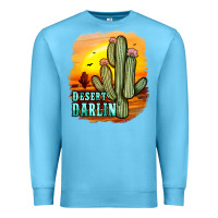 Ocean Blue desert darlin' Premium Sweatshirt - JahusDesignShop
