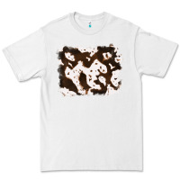 White cowhide Premium Tee - RanaPortraitStore