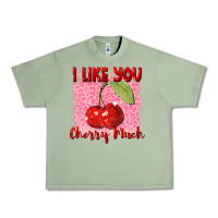 Oil Green i like you cherry much Urban Heavy Tee - FaDigitalArtStudio
