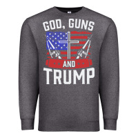 Charcoal Heather god guns and trump Premium Sweatshirt - artisFamous