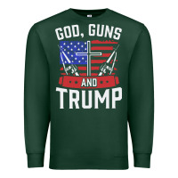 Sports Green god guns and trump Premium Sweatshirt - artisFamous
