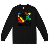 Black the magic is in our differences Long Sleeve Tee - CowhideDigitalArt