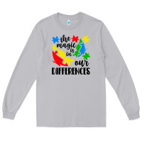 Moon Dust the magic is in our differences Long Sleeve Tee - CowhideDigitalArt