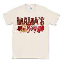Natural Mamas boy with leopard mother's day Classic Tee - HowdyJamesFarm