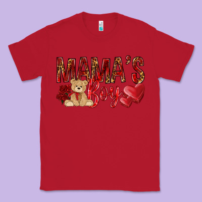 Mamas Boy With Leopard Mother's Day Classic Tee Designed By Howdyjamesfarm
