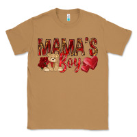 Toasted Coconut Mamas boy with leopard mother's day Classic Tee - HowdyJamesFarm