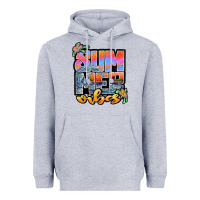 Heather Grey sum mer vibes Heavyweight Hoodie - JahusDesignShop