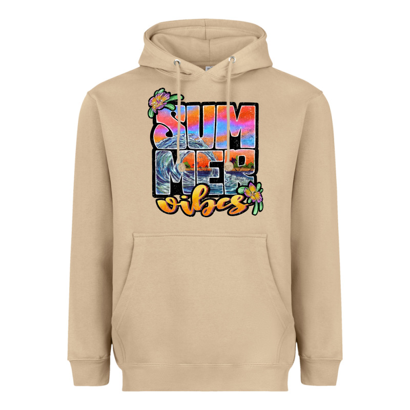 Sum Mer Vibes Heavyweight Hoodie by JahusDesignShop | Teevron