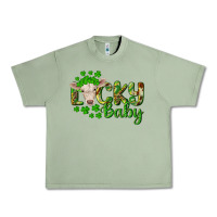 Oil Green Lucky baby charolais calf Urban Heavy Tee - RanaPortraitStore