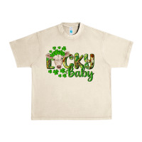 Sandshell Lucky baby charolais calf Urban Heavy Tee - RanaPortraitStore
