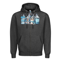 Charcoal Heather winter coffee Zipper Hoodie - JahusDesignShop