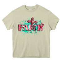 Mossy faith breast cancer Heavy Core Tee - CowGirlArtShop