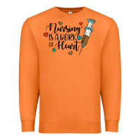 Carrot nursing i̇s a work of heart Premium Sweatshirt - JahusDesignShop