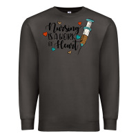 Smoke nursing i̇s a work of heart Premium Sweatshirt - JahusDesignShop