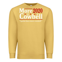 Antique Gold more cowbell 2020 election Premium Sweatshirt - artisFamous