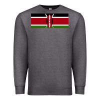 Charcoal Heather kenya flag Premium Sweatshirt - artisFamous