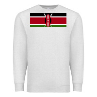 Oatmeal Heather kenya flag Premium Sweatshirt - artisFamous