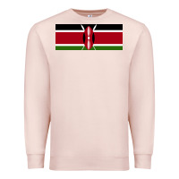 Pale Pink kenya flag Premium Sweatshirt - artisFamous