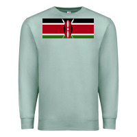 Seafoam kenya flag Premium Sweatshirt - artisFamous