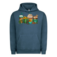 Pigment Midnight Navy desert darlin coffee cups Urban Hoodie - Jasminsmagicworld