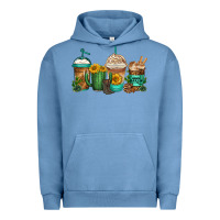 Pigment Pebble Blue desert darlin coffee cups Urban Hoodie - Jasminsmagicworld