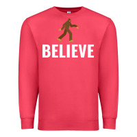 Cardinal believe bigfoot white Premium Sweatshirt - artisFamous