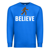 True Royal believe bigfoot white Premium Sweatshirt - artisFamous