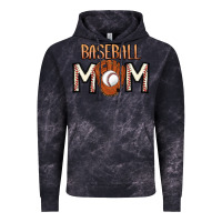 Cloud Black Baseball Mom Vintage Hoodie - CowhideDigitalArt