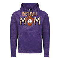 Cloud Purple Baseball Mom Vintage Hoodie - CowhideDigitalArt