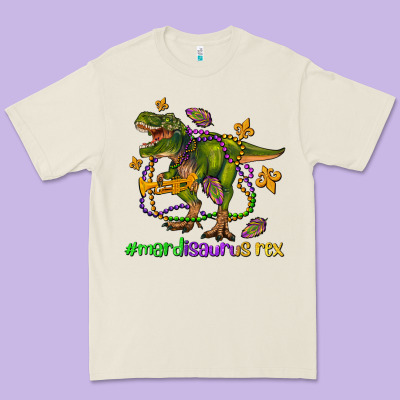 Mardi Saurus Rex Olivia Premium Tee Designed By Oliviacreatesart