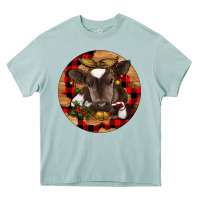Arona Christmas Baby Cow Heavy Core Tee - RanaPortraitStore