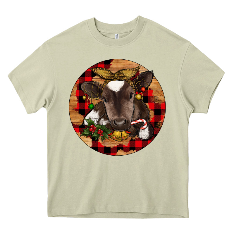 Christmas Baby Cow Heavy Core Tee by RanaPortraitStore | Teevron