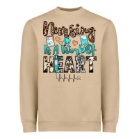 Mushroom nursing is a work of heart Heavyweight Sweatshirt - JahusDesignShop