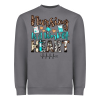 Storm nursing is a work of heart Heavyweight Sweatshirt - JahusDesignShop