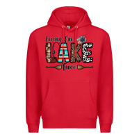 Red living on lake time Premium Hoodie - CowhideDigitalArt