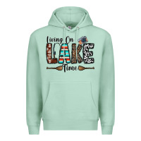 Seafoam living on lake time Premium Hoodie - CowhideDigitalArt