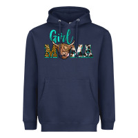 Navy girl mama Heavyweight Hoodie - JahusDesignShop