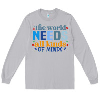 Moon Dust The world needs all kinds of minds Long Sleeve Tee - CowhideDigitalArt
