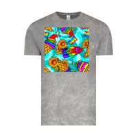 Cloud Rock Pride lgbtq ice cream and sunflowers seamless Vintage Tee - BundleAndBundleShop