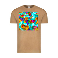 Vintage Camel Pride lgbtq ice cream and sunflowers seamless Vintage Tee - BundleAndBundleShop