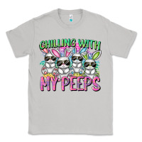Moon Dust Chilling with my peeps Easter bunnies Classic Tee - CowGirlArtShop