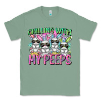 Sage Chilling with my peeps Easter bunnies Classic Tee - CowGirlArtShop