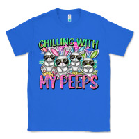 True Royal Chilling with my peeps Easter bunnies Classic Tee - CowGirlArtShop