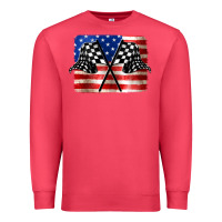 Cardinal American Racing Flag Premium Sweatshirt - JahusDesignShop