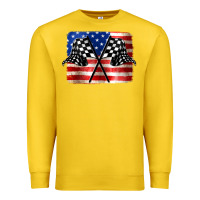 Lemon American Racing Flag Premium Sweatshirt - JahusDesignShop
