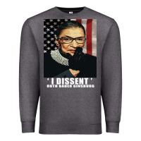 Charcoal Heather Notorious R.B.G. Funny Progressive, Liberal Ruth Bader Ginsburg Premium Sweatshirt - artisFamous